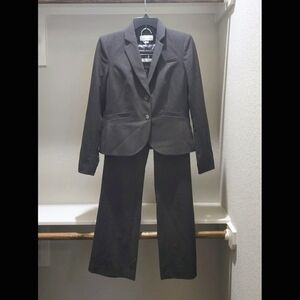 Calvin Klein Charcoal Gray Suit Modern Fit